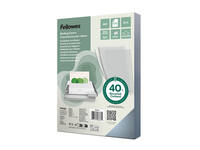 Voorblad Fellowes A4 PVC 200micron recycled 100 stuks