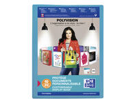 Showalbum Oxford Polyvision A4 20-tassen PP blauw