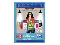 Showalbum Oxford Polyvision A4 40-tassen PP blauw