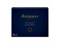 Inktpatroon Waterman nr 23 lang zwart pak à 8 stuks