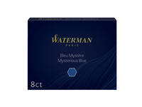 Inktpatroon Waterman nr 23 lang blauwzwart pak à 8 stuks