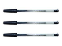 Balpen Quantore Stick zwart medium