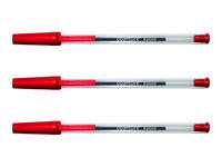 Balpen Quantore Stick rood medium