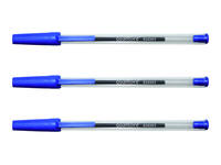 Balpen Quantore Stick blauw medium