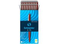 Balpen Schneider K15 medium rood