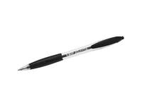 Balpen Bic Atlantis classic grip clic medium zwart