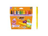 Kleurstiften BicKids Visacolor XL Ecolutions assorti etui á 12 stuks