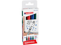 Whiteboardmarker edding 250 rond 1.5-3mm assorti 4 stuks