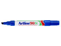 Viltstift Artline 90 schuin 2-5mm blauw