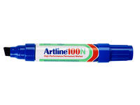 Viltstift Artline 100 schuin 7.5-12mm blauw