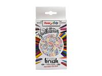 Brushpen Pentel SES15C Sign Artist standaardkleuren 12 stuks