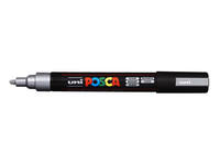 Paintmarker Uni POSCA PC5M medium zilver