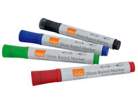 Viltstift Nobo glasbord assorti 4 stuks