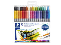 Kleurstift Staedtler 3200 dubbele punt fijn en ultrafijn etui à 72 ass
