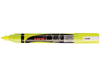 Krijtstift Uni-ball chalk rond 1.8-2.5mm fluor geel