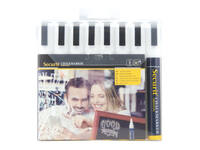 Krijtstift Securit SMA-510 schuin wit 2-6mm blister à 8 stuks