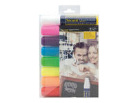 Krijtstift Securit SMA-720 blok ass 7-15mm blister à 8 stuks