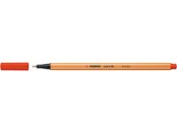 Fineliner STABILO point 88/40 fijn rood