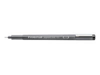 Fineliner Staedtler Pigment 308 zwart 0.3mm
