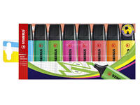 Markeerstift STABILO BOSS Original 70/8 assorti etui à 8 stuks