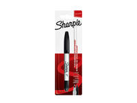 Viltstift Sharpie rond Twin tip ultra fijn & F zwart blister à 1 stuk