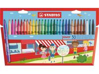 Viltstift STABILO power 280/30 assorti etui à 30 stuks
