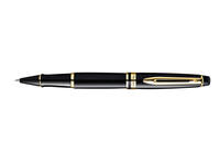 Rollerpen Waterman Expert black lacquer GT fijn