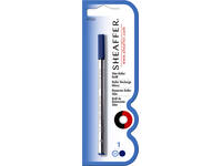 Rollerpenvulling Sheaffer slim medium blauw blister à 1 stuk