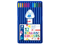 Kleurpotloden Staedtler Ergosoft driekantig 12stuks assorti