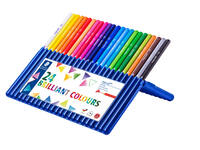 Kleurpotloden Staedtler Ergosoft driekantig 24stuks assorti