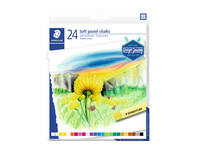 Pastelkrijt Staedtler karat zacht assorti set à 24 stuks