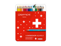 Kleurpotloden Caran d'Ache Swisscolor aquarel 18 stuks assorti