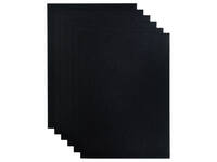 Kopieerpapier Papicolor A4 200gr 6 vel ravenzwart