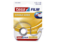 Tape tesafilm® dubbelzijdig  12mmx7,5m transparant met dispenser