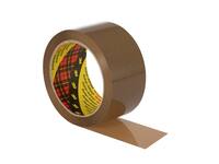Verpakkingstape Scotch 371 50mmx66m bruin PP 6 rollen