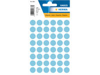 Etiket HERMA 1863 rond 12mm blauw 240 stuks