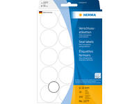 Etiket HERMA 2277 rond 32mm transparant 240 stuks