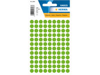 Etiket HERMA 1848 rond 8mm fluor groen 540 stuks