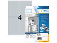 Etiket HERMA 4216 105x148mm weerbestendig zilver 100 stuks