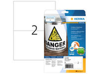 Etiket HERMA 9535 210x148mm weerbestendig wit 20 stuks