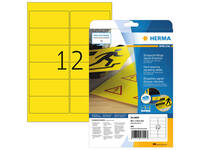 Etiket HERMA 8029 99.1x42.3mm weerbestendig geel 300 stuks