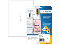 Etiket HERMA 8020 210x297mm transparant 25 stuks
