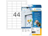 Etiket HERMA 4572 48.3x25.4mm folie wit 880 stuks