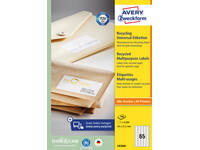 Etiket Avery LR3666 38x21.2mm recycled wit 6500 stuks