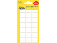 Etiket Avery 3073 20x8mm wit 234 stuks