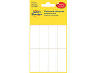 Etiket Avery 3079 50x19mm wit 48 stuks