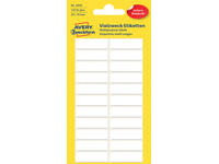 Etiket Avery 3044 32x10mm wit 132 stuks