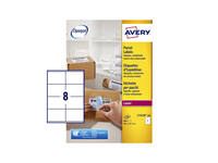 Etiket Avery L7165B-100 99.1x67.7mm blockout 800 stuks