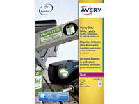 Etiket Avery L4773-20 63.5x33.9mm polyester wit 480 stuks