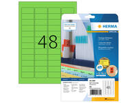 Etiket HERMA 4369 45.7x21.2mm verwijderbaar groen 960 stuks